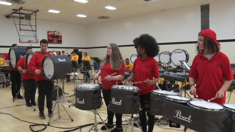 Caldwell University ‘drums’ up support for marching band