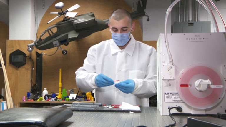 NJIT creates 3D-printed swab for COVID-19 testing