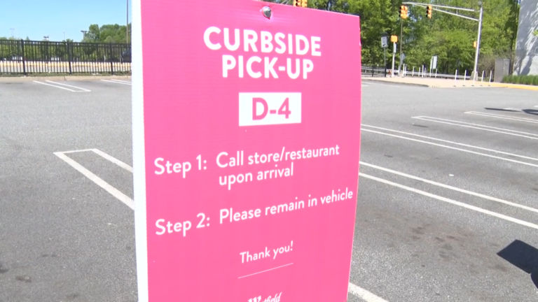 Curbside Pickup Makes Slow Start in Newark, But Helps Sales at the Mall