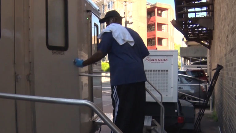 Homeless in Jersey City find comfort, safety in mobile shower unit