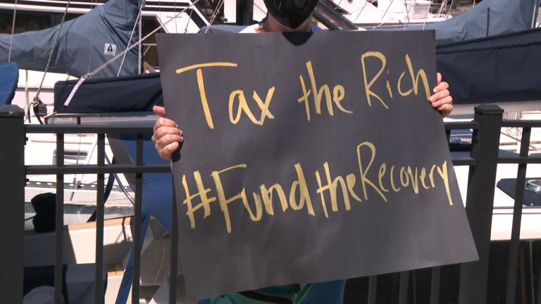 Calling for relief from tax breaks for the rich