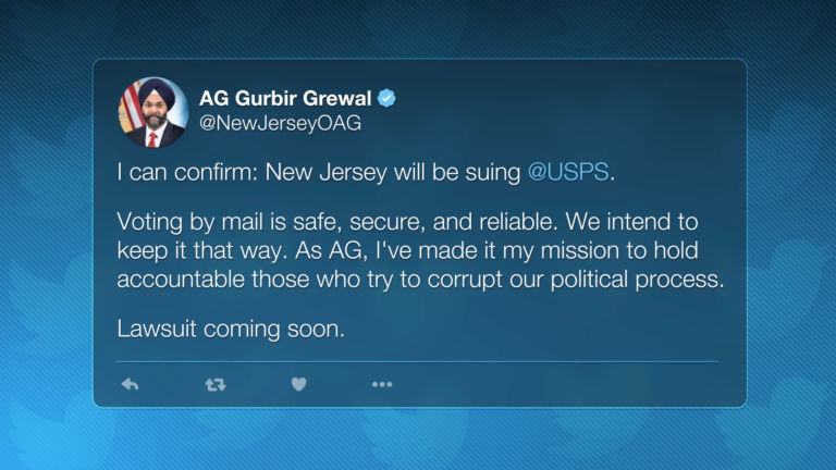 New Jersey suing Postal Service over mail slowdown