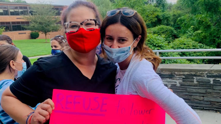 Teaneck parents protest after district announces virtual plan