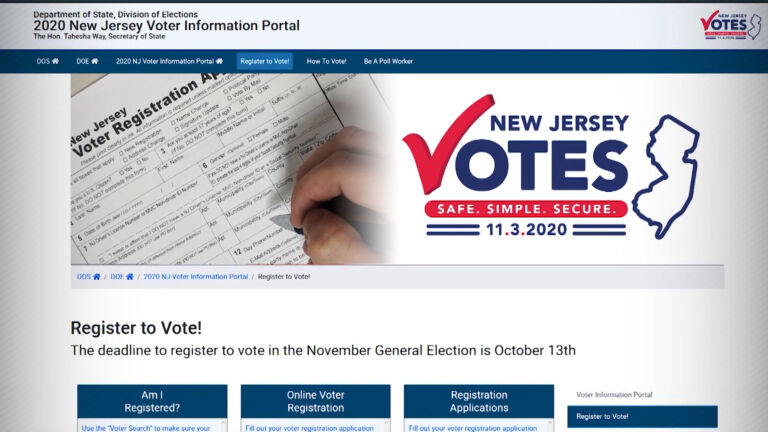 Voter registration on the rise, last day to register in NJ is Tuesday, Oct. 13