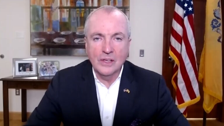 Watch: Gov. Murphy trying to stay upbeat in face of second wave