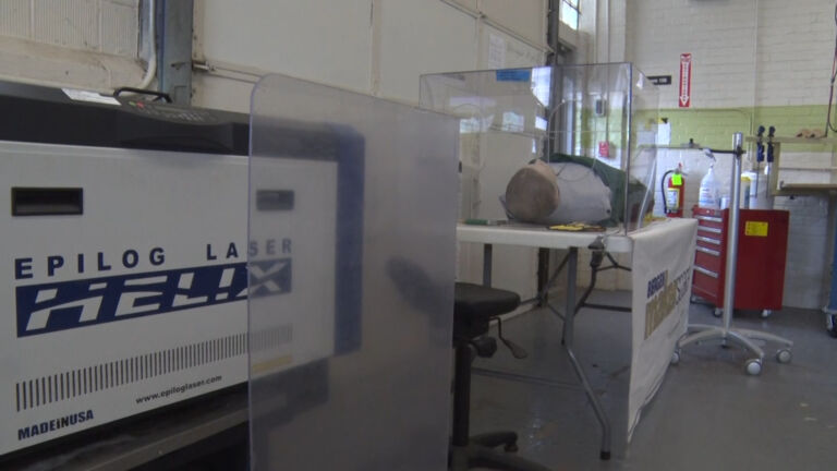High school students design and create PPE for frontline workers