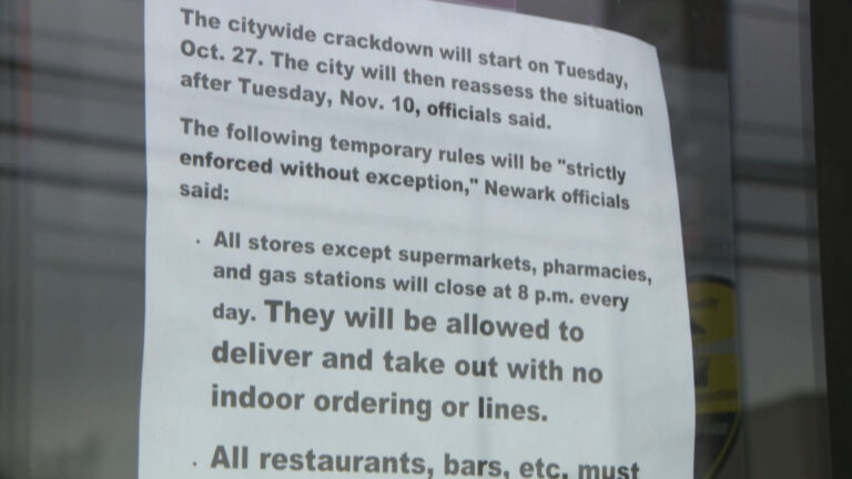 Newark enacts 9 p.m. curfew in hot spots to stop rapid COVID-19 spread