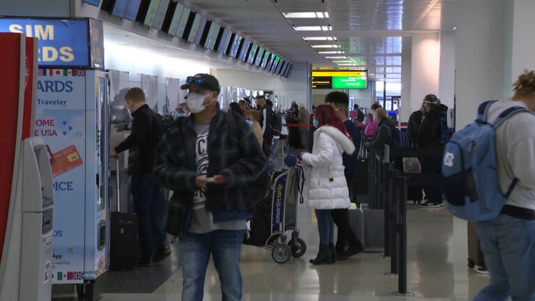 Air travelers ignore advice to stay put as new virus strains emerge