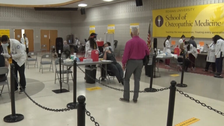 Rowan University opens vaccination center, rolls out Moderna vaccine
