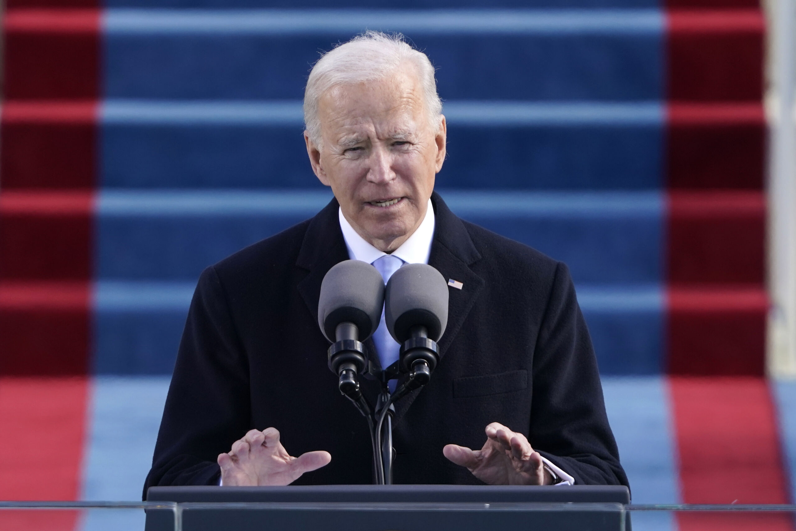 Biden calls for unity, promises better days ahead in inaugural speech