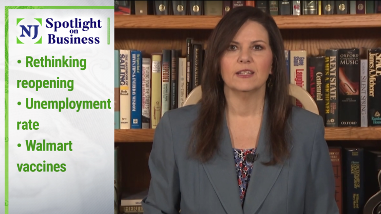 Business Report: Rethinking reopening, unemployment rate, Walmart vaccines, Trump Plaza