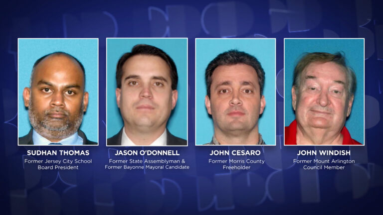 Four New Jersey local politicians indicted on bribery charges