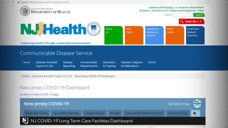 NJ nursing homes and hospitals not held to the same standards for reporting COVID-19 data