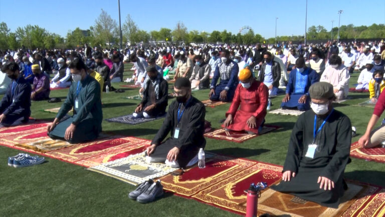 Thousands of Muslims gather in Bergen County to celebrate first day of Eid al-Fitr