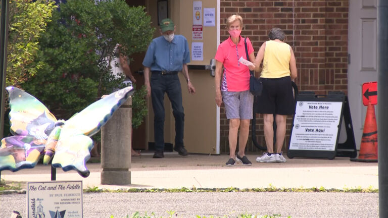 For the first time in a year, NJ voters cast ballots in person
