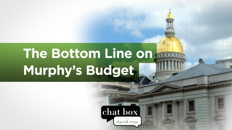 Chat Box: Ciattarelli, Weinberg, McKoy on the budget