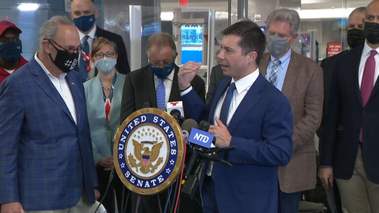 Buttigieg tours Hudson tunnel, pledges support for replacement