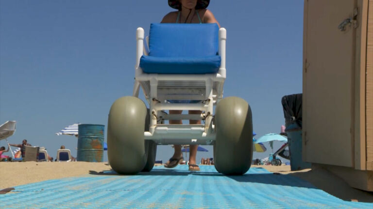 Making NJ beaches more accessible to people in wheelchairs