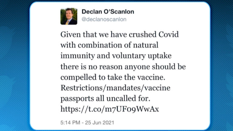 NJ senator’s Twitter account reinstated after he deleted vaccine comment