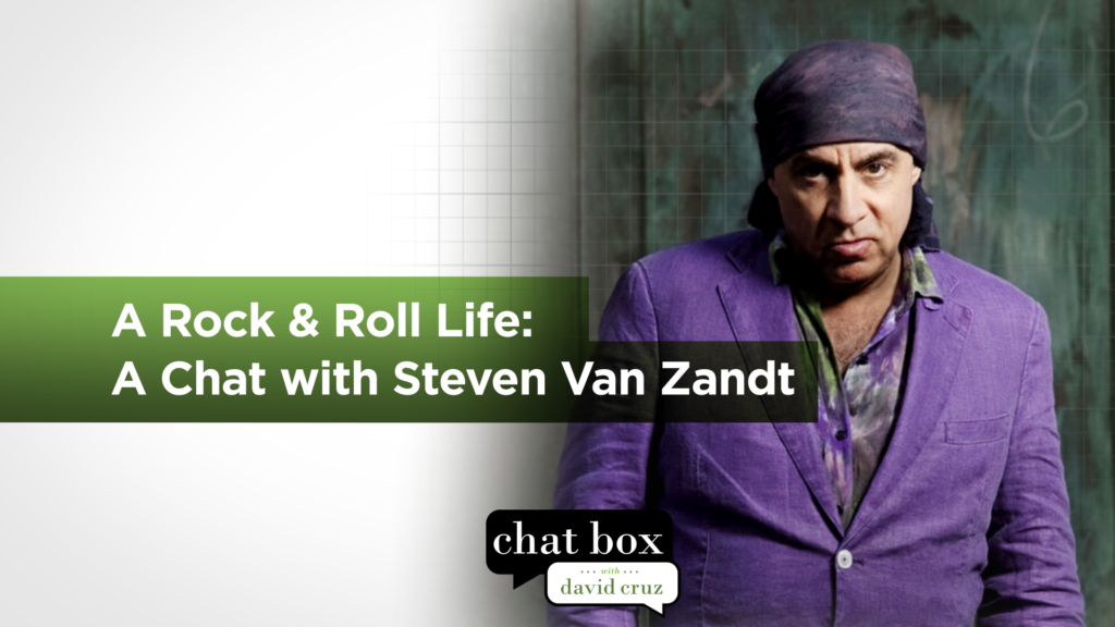 Chat Box: Steven Van Zandt discusses his new memoir