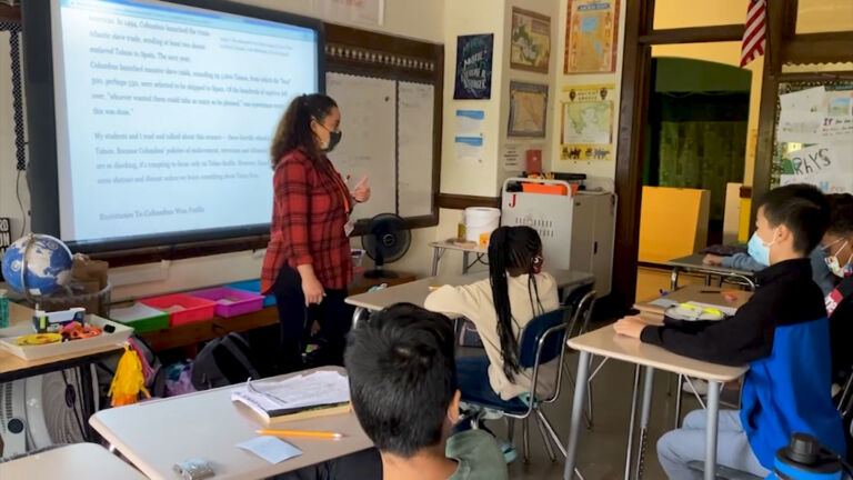 Jersey City students learn about Indigenous people — and Columbus