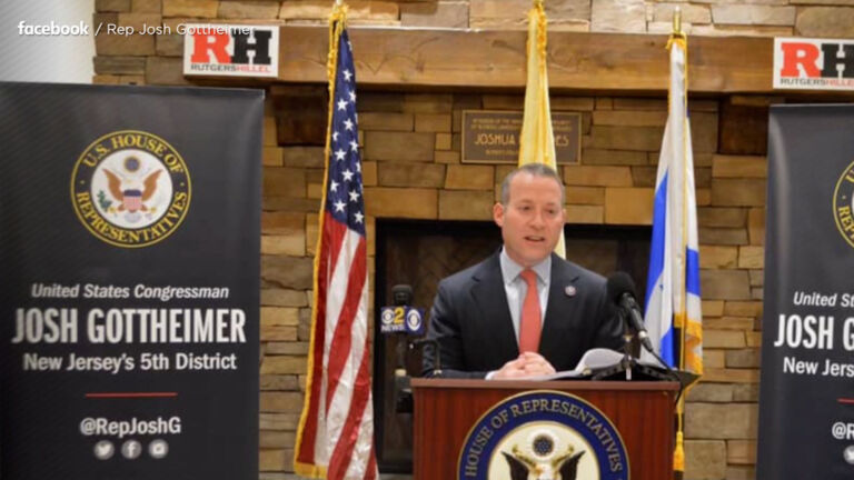 NJ congressman emphasizes need to protect Jewish students from antisemitism