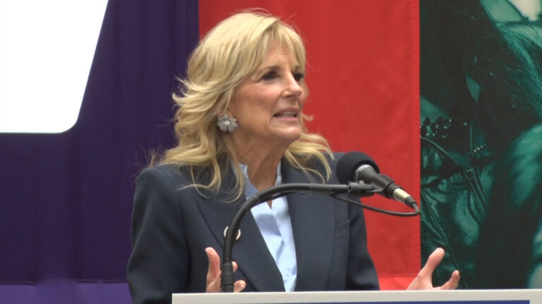 Jill Biden visits Bergen Community College