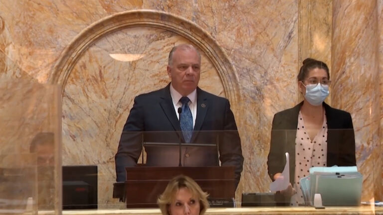 Judge rejects Sweeney’s bid to return to legislative redistricting panel