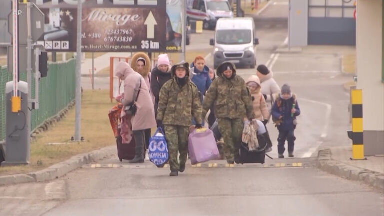 Desperate Ukrainian refugees want faster path to safety, jobs