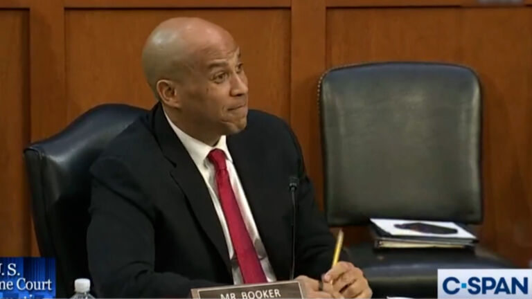 Sen. Cory Booker emotional at Ketanji Brown Jackson hearing
