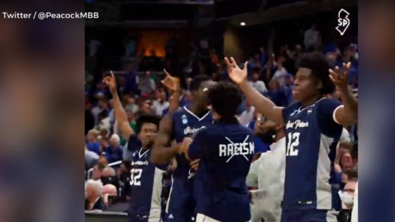 St. Peter’s stuns in first round of NCAA tournament