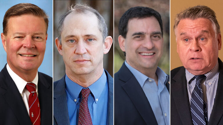 Republicans crowd key primary races