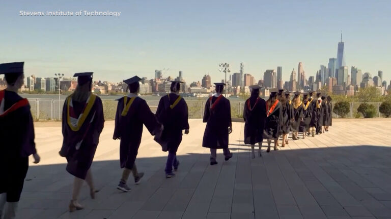 NJ college graduates celebrate in-person commencement ceremonies