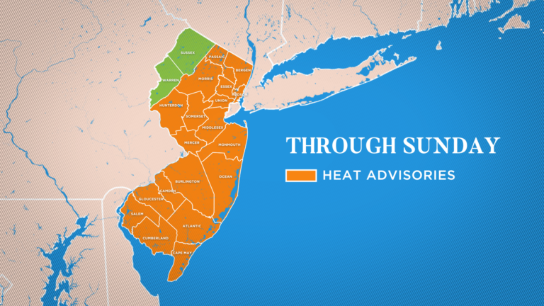 NJ heatwave in its fourth day