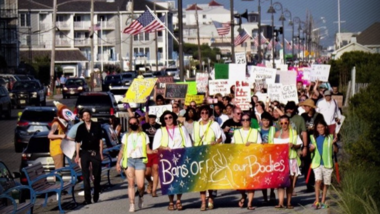 Protestors rally for abortion rights in Cape May