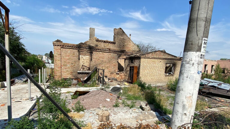 Border Dispatches: How life goes on in a village destroyed by Russian attack