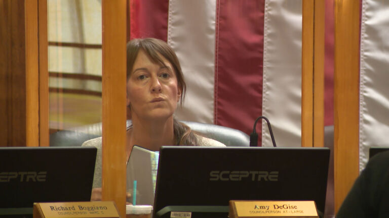 Amy DeGise attends council caucus meeting as pressure still for her to resign