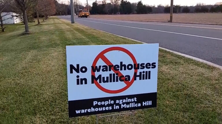 Residents sue their local government over warehouse plan