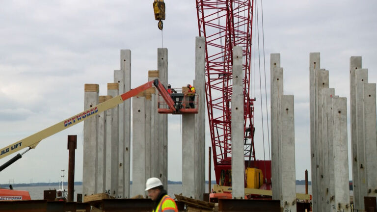 Watching the New Jersey Wind Port take shape