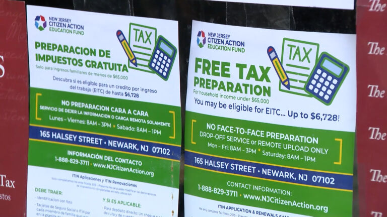 Free tax preparation help in NJ
