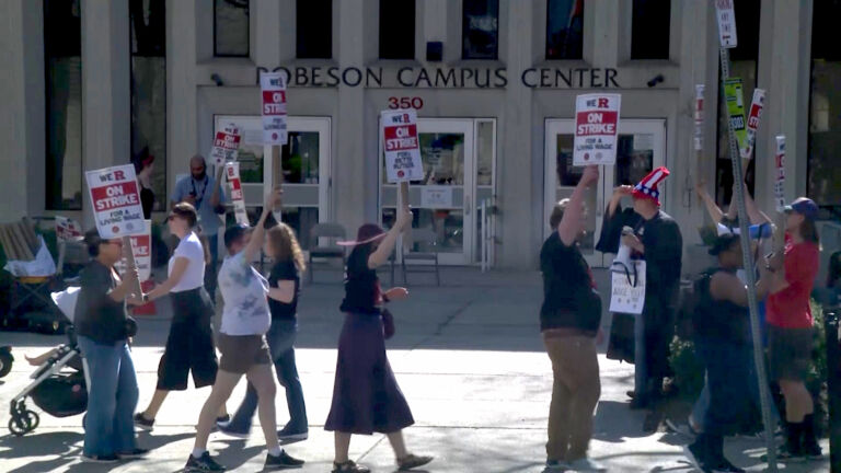 Camden, Newark faculty demand parity with main Rutgers campus