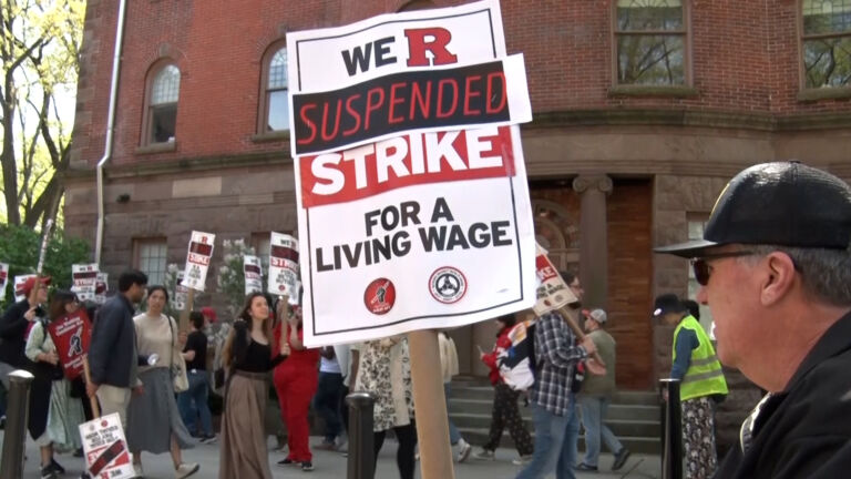 Threat of renewed Rutgers strike if negotiations not finalized