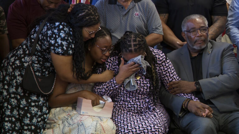 Family, friends mourn firefighters killed in Port Newark blaze