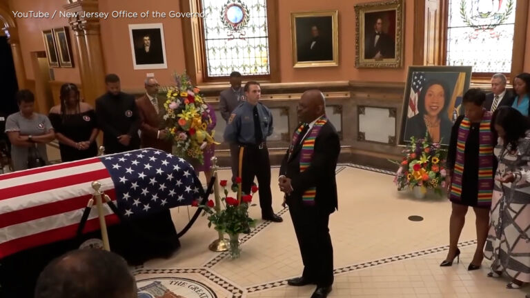 Lt. Gov. Sheila Oliver lies in state at Capitol rotunda
