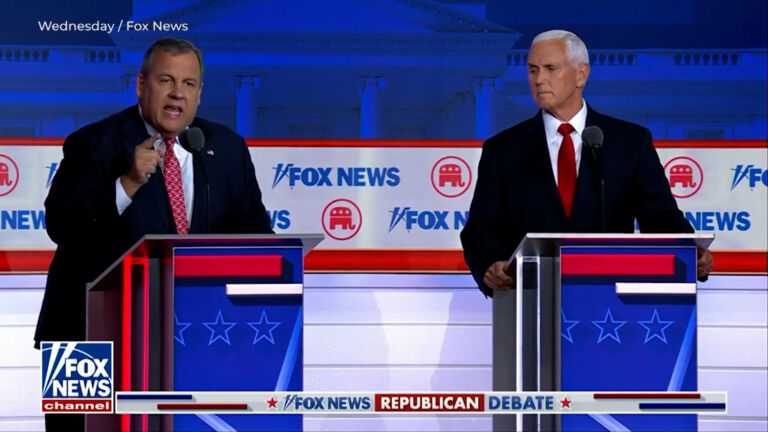 No breakout moment for Christie in first GOP presidential debate