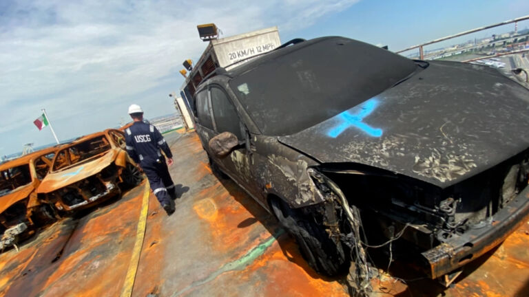 Cleanup continues after deadly Port Newark ship fire