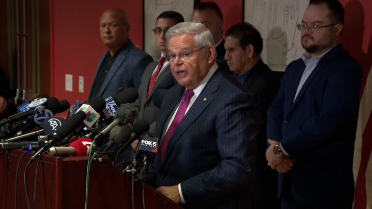 Menendez pleads not guilty to charge of acting as foreign agent