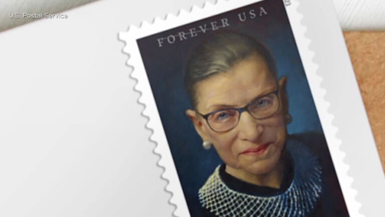 New postage stamp honors Ruth Bader Ginsburg