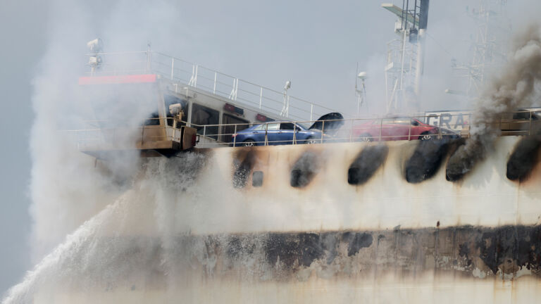 Hearing on Port Newark ship fire — what happened on board, at dockside?