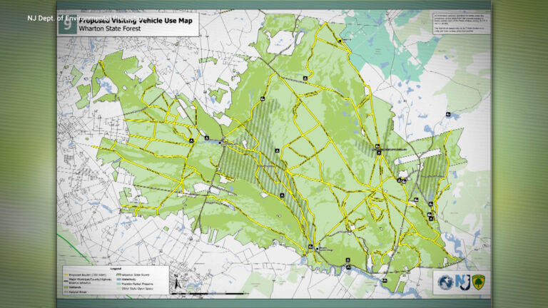 New map would limit vehicles in Wharton State Forest